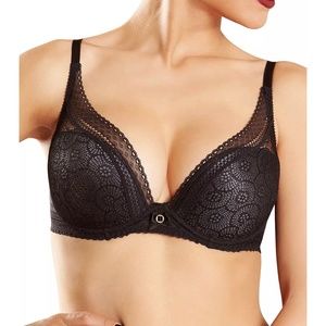 Chantelle Festivite Lace Plunge Contour Bra